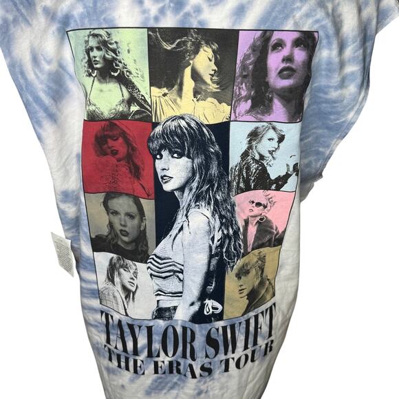 Taylor Swift The Eras Tour Tie Dye Tank Top Blue Size Medium NWT - Picture 7 of 9